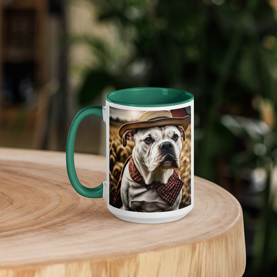 American Bulldog- Mug with Color Inside v3