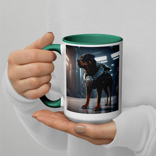 Rottweiler- Mug with Color Inside v2