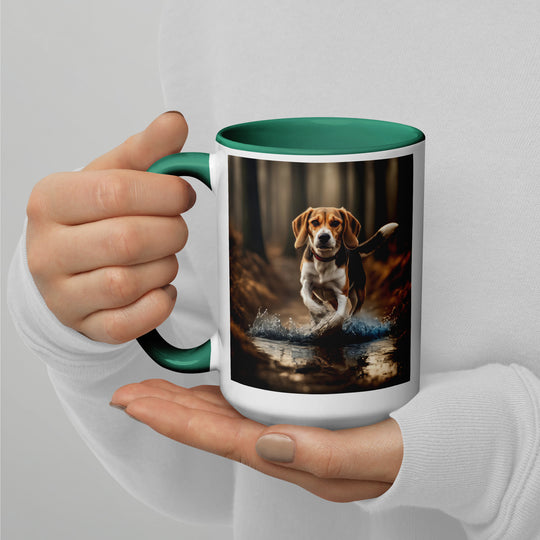 Beagle- Mug with Color Inside v3