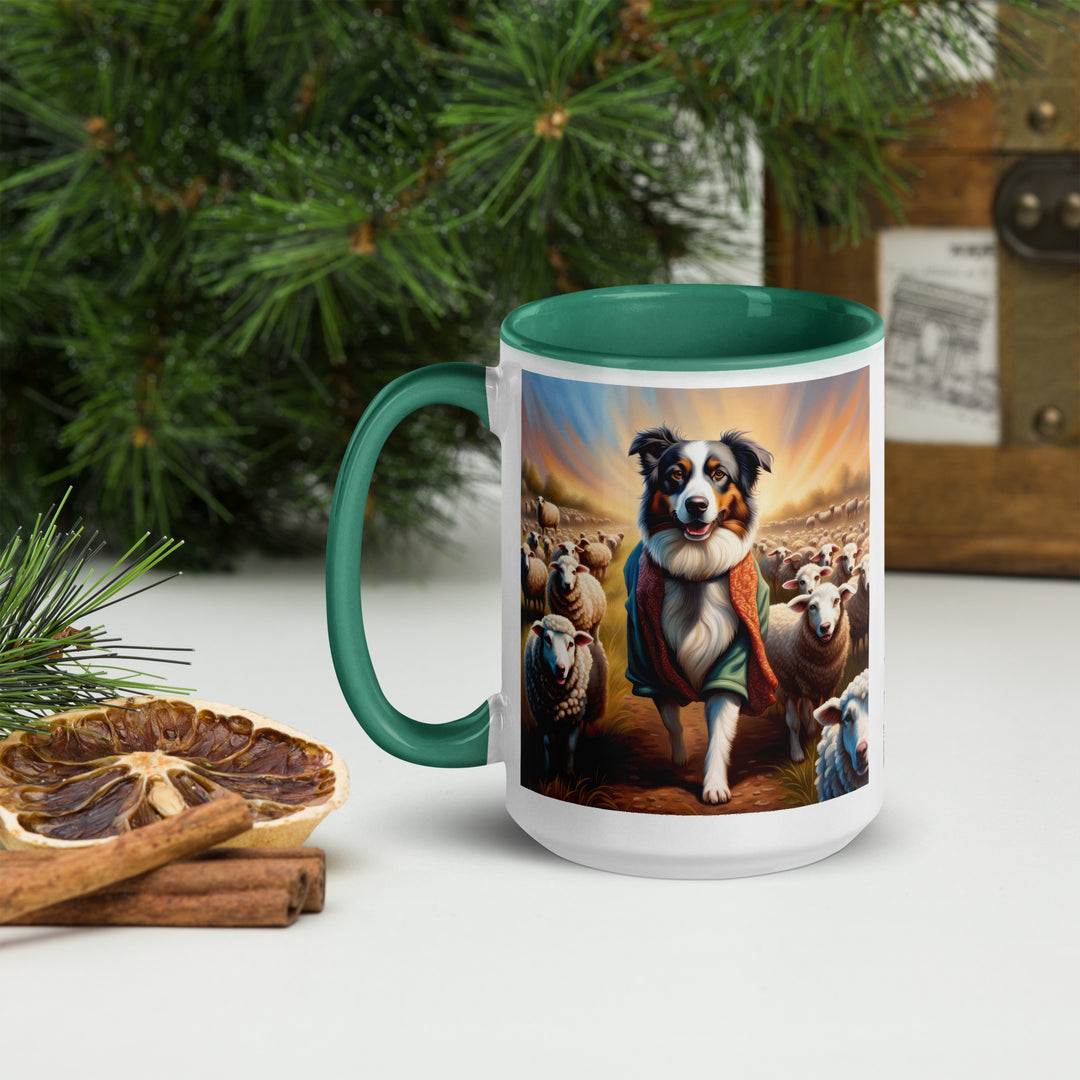 Australian Shepherd- Mug with Color Inside