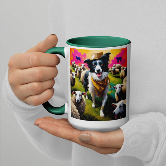 Australian Shepherd- Mug with Color Inside v2