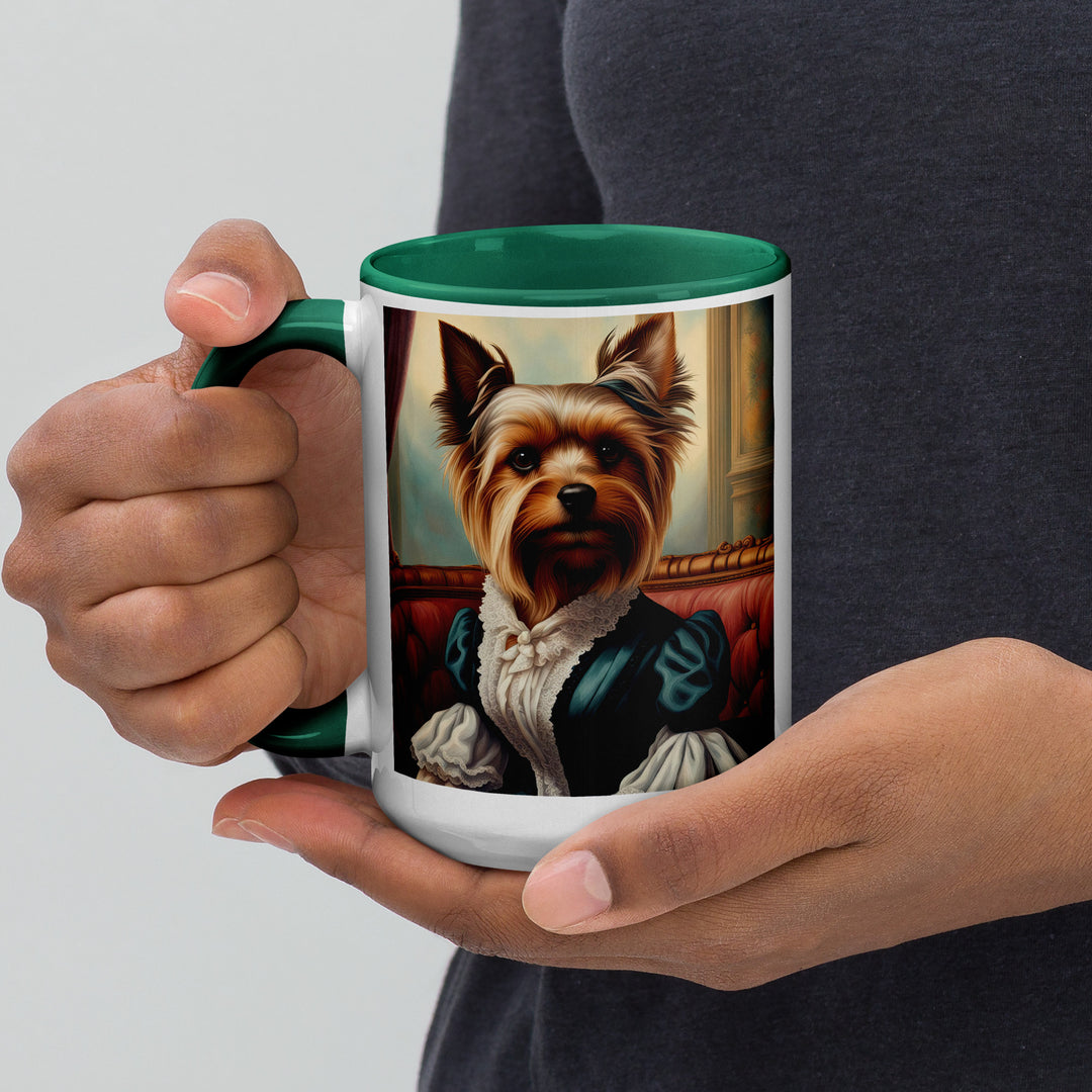 Yorkshire Terrier- Mug with Color Inside v2