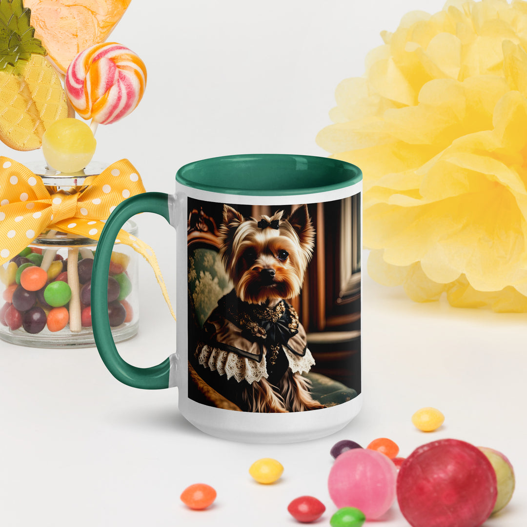 Yorkshire Terrier- Mug with Color Inside