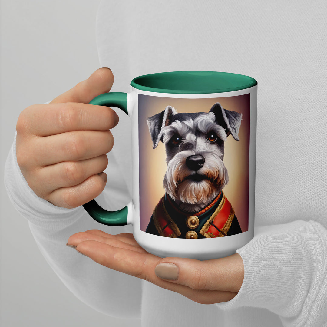 Miniature Schnauzer- Mug with Color Inside