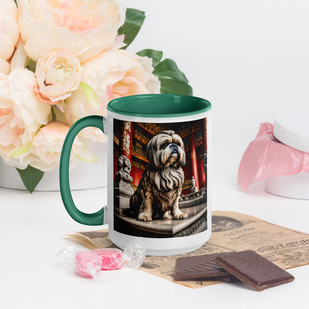 Shih Tzu- Mug with Color Inside v5