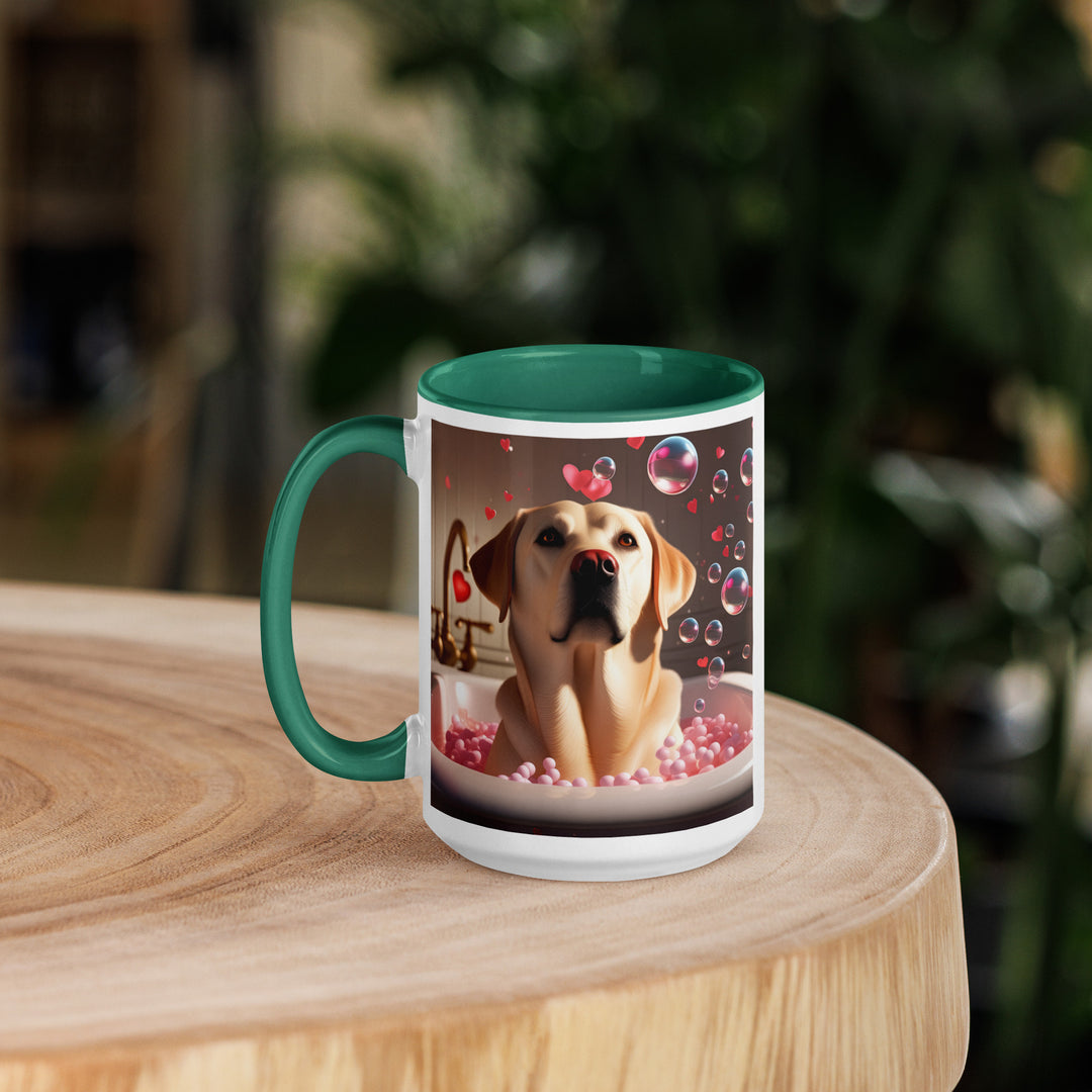 Labrador Retriever Romantic- Mug with Color Inside