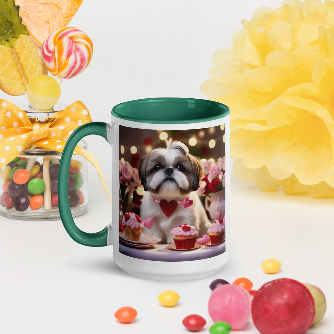 Shih Tzu Romantic- Mug with Color Inside