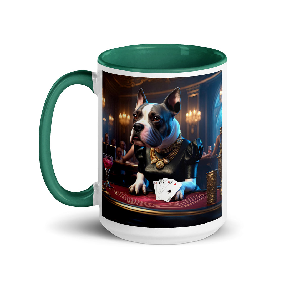 Catahoula Bulldog General- Mug with Color Inside v6