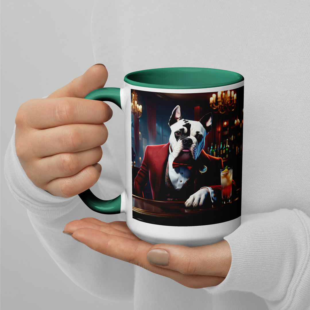 Catahoula Bulldog General- Mug with Color Inside v7