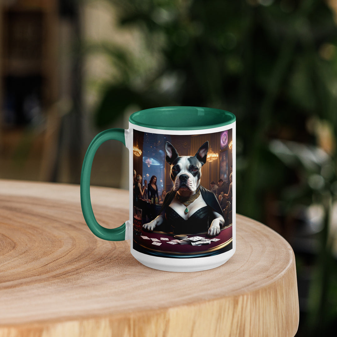 Catahoula Bulldog General- Mug with Color Inside v9