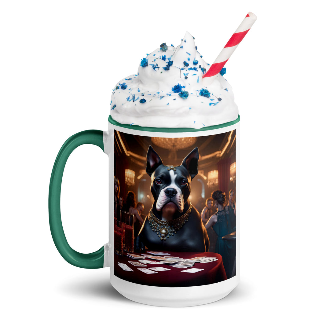 Catahoula Bulldog General- Mug with Color Inside v13