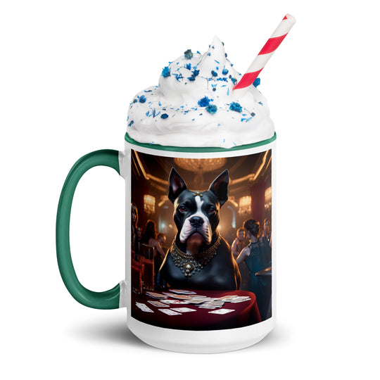 Catahoula Bulldog General- Mug with Color Inside v13