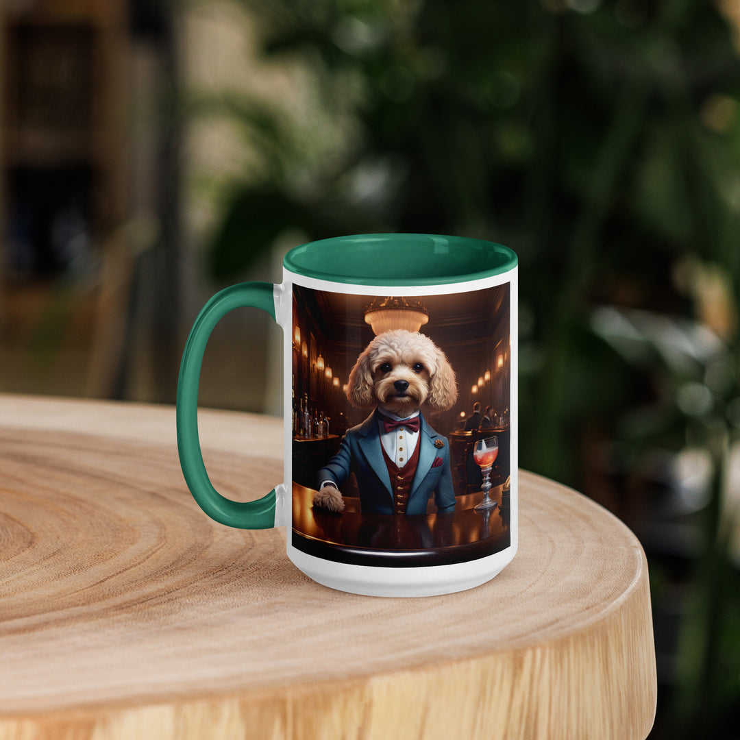 Cavapoo General- Mug with Color Inside v9