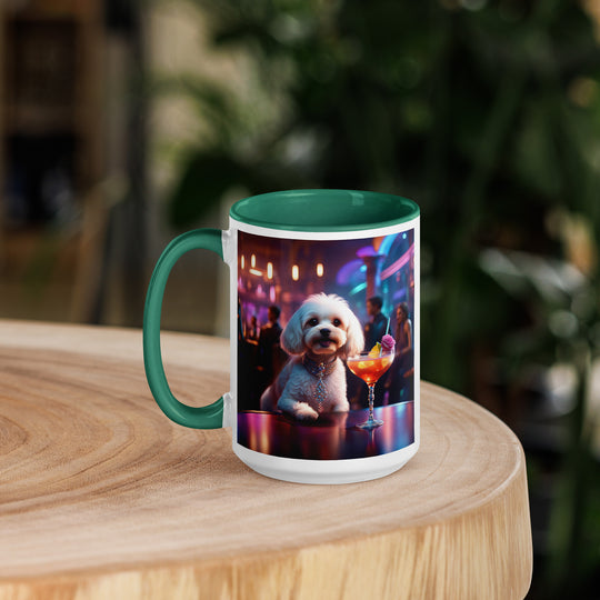 Cavapoo General- Mug with Color Inside v12