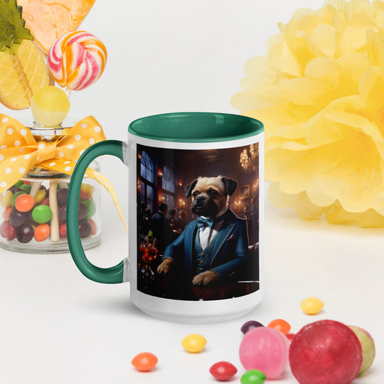 Cavapoo General- Mug with Color Inside v16