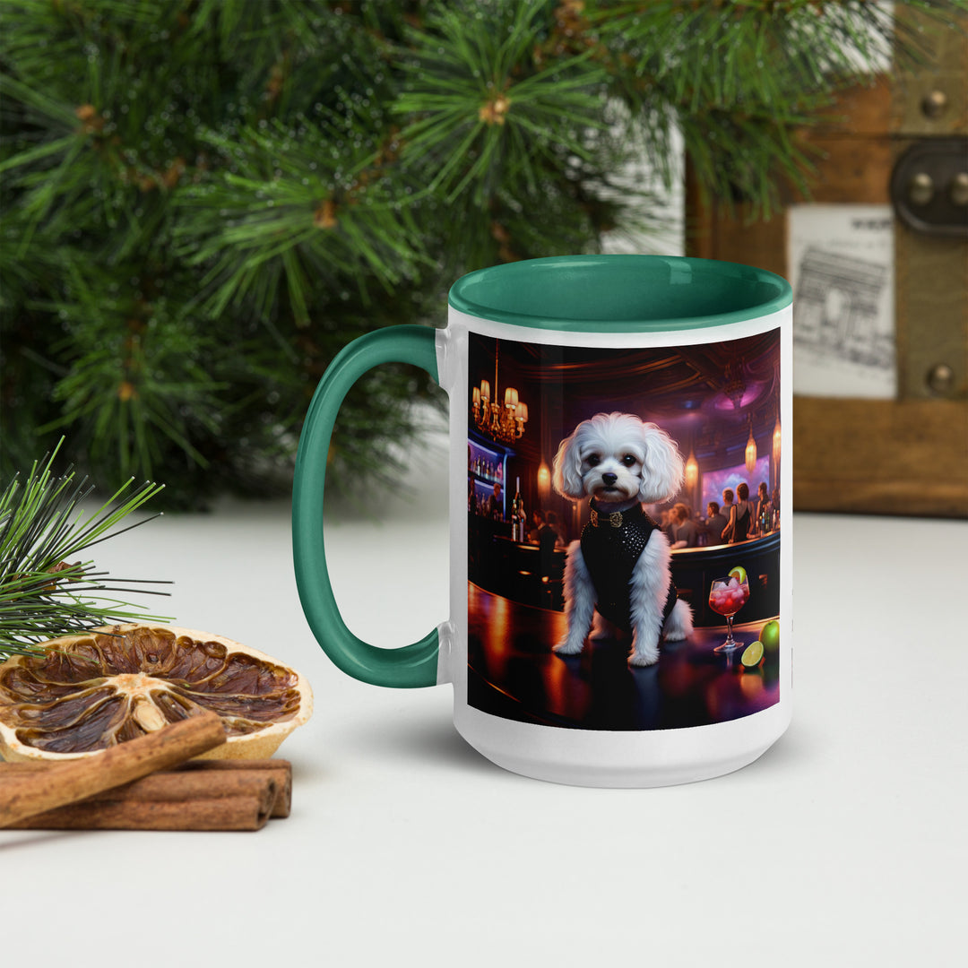 Cavapoo General- Mug with Color Inside v17