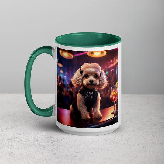 Cavapoo General- Mug with Color Inside v19