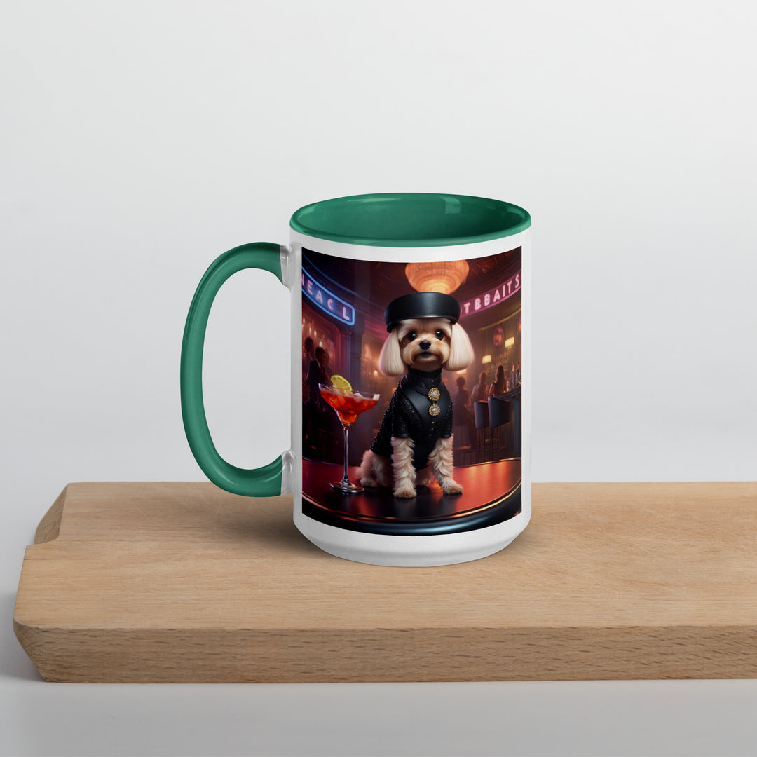 Cavapoo General- Mug with Color Inside v27