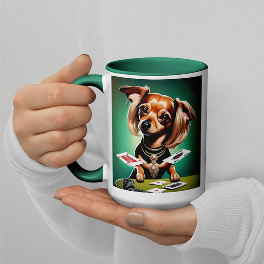 Chiweenie General- Mug with Color Inside v10