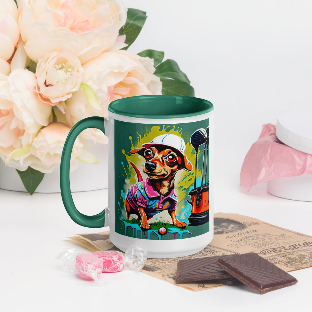 Chiweenie General- Mug with Color Inside v12