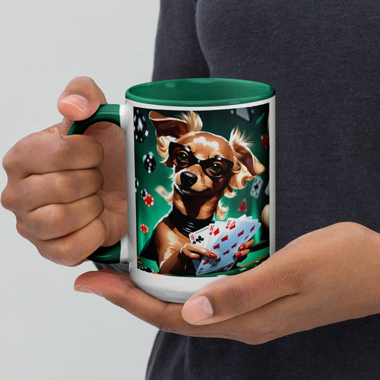 Chiweenie General- Mug with Color Inside v15