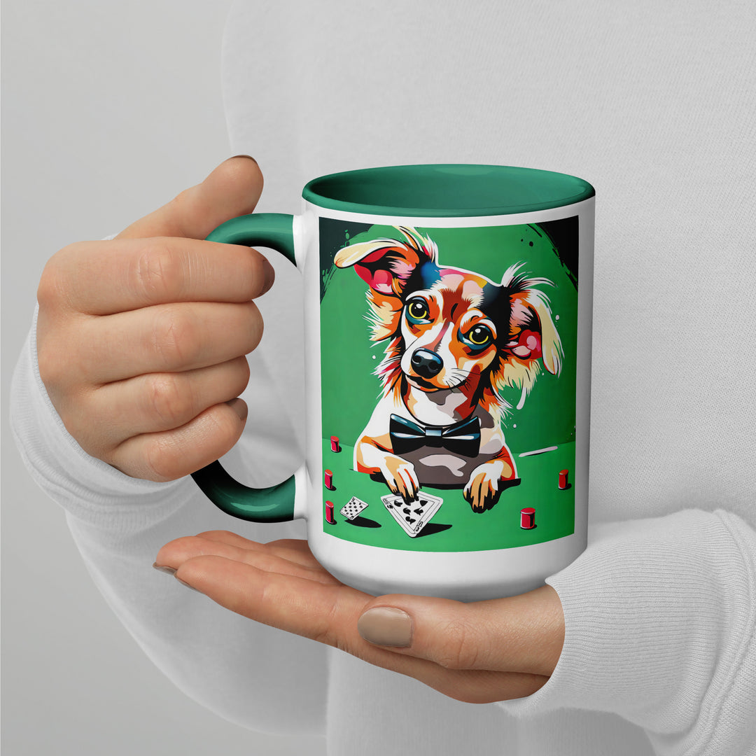 Chiweenie General- Mug with Color Inside v17