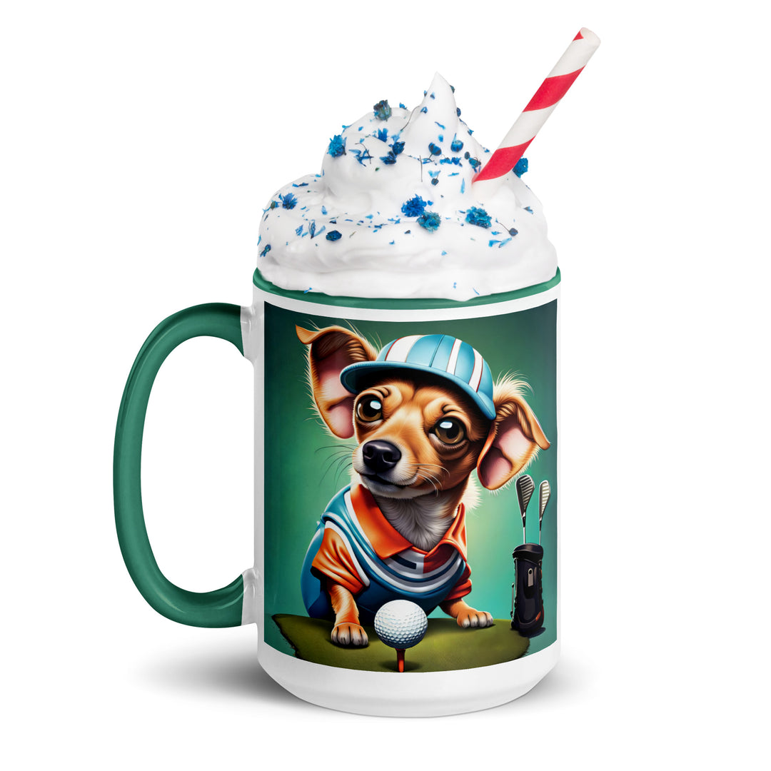 Chiweenie General- Mug with Color Inside v18