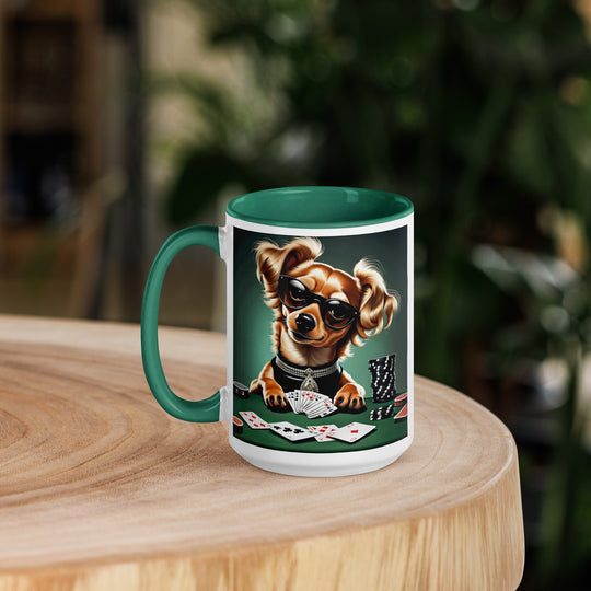 Chiweenie General- Mug with Color Inside v19