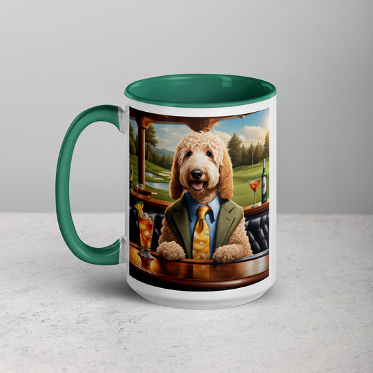 Goldendoodle- Mug with Color Inside v4