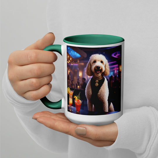 Goldendoodle- Mug with Color Inside v14