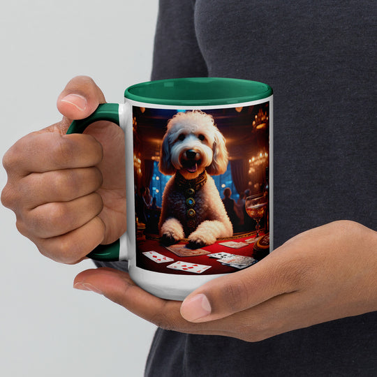 Goldendoodle- Mug with Color Inside v16