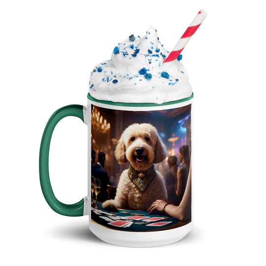 Goldendoodle- Mug with Color Inside v17