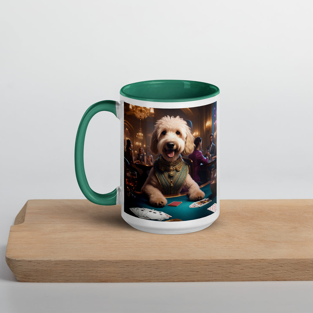 Goldendoodle- Mug with Color Inside v18