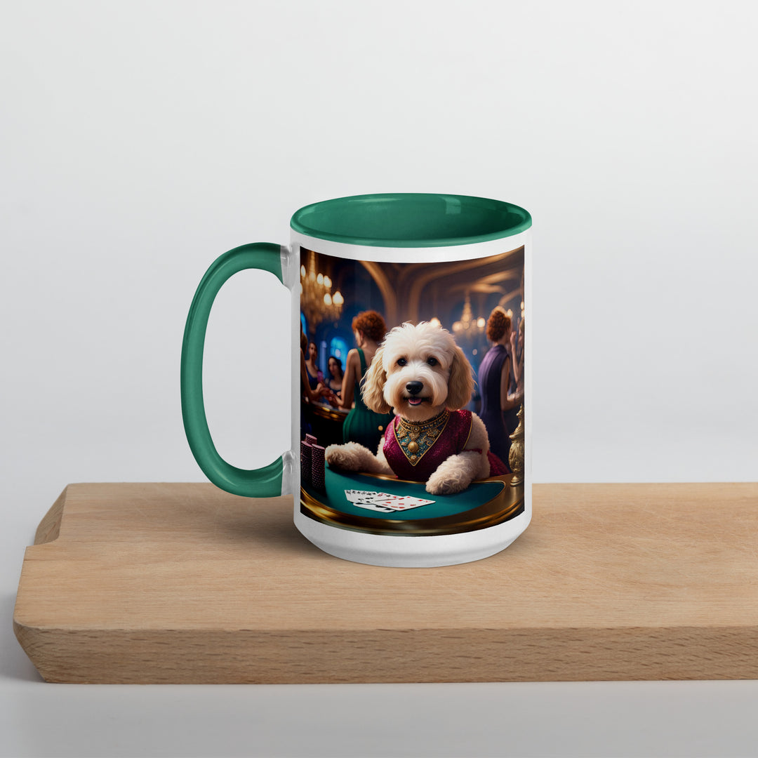 Goldendoodle- Mug with Color Inside v20