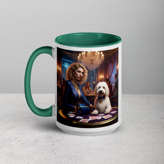 Goldendoodle- Mug with Color Inside v22