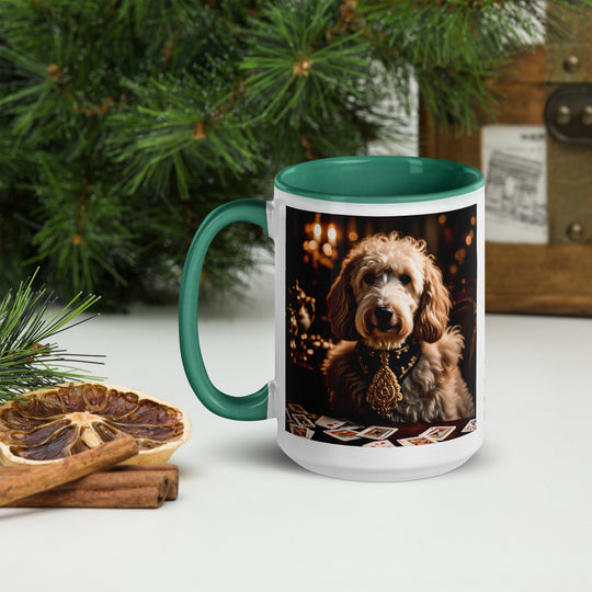 Goldendoodle- Mug with Color Inside v23