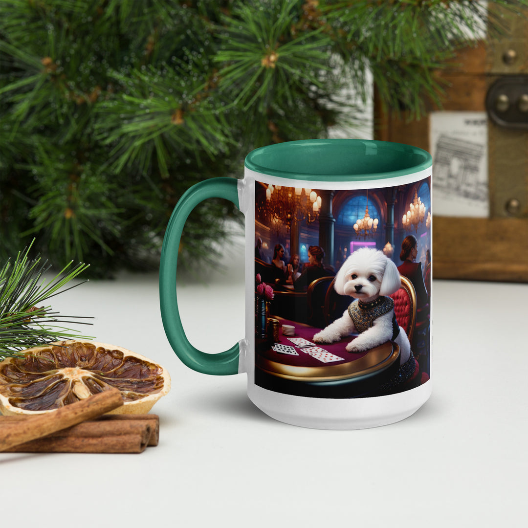 Maltipoo General- Mug with Color Inside v9