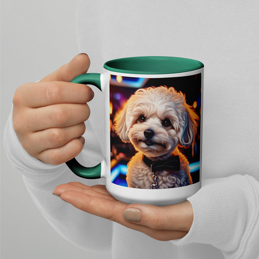 Maltipoo General- Mug with Color Inside v14