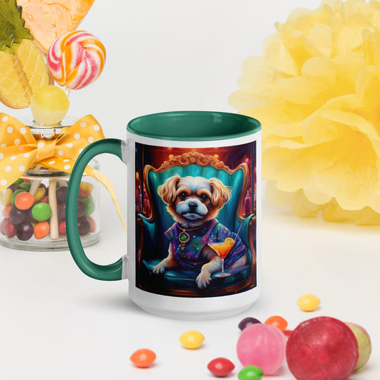 Pekapoo General- Mug with Color Inside v10