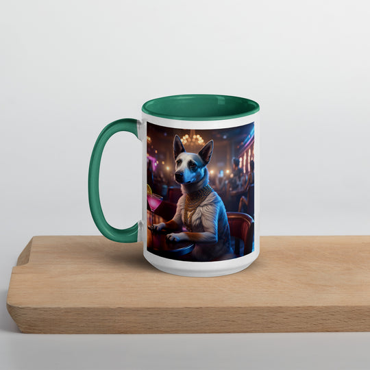 Texas Heeler General- Mug with Color Inside v5