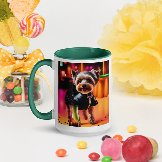 Yorkipoo General- Mug with Color Inside v5