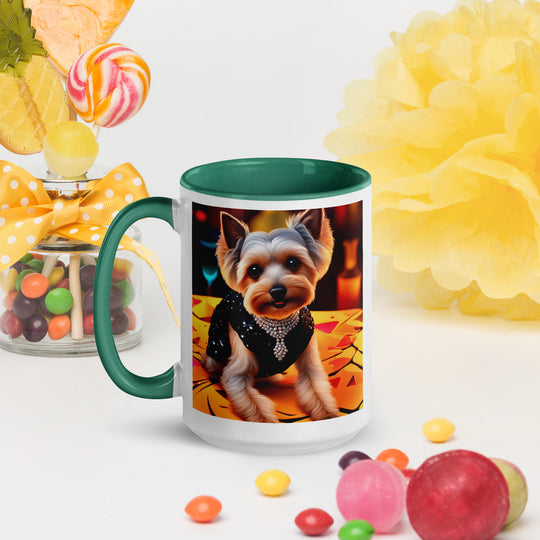 Yorkipoo General- Mug with Color Inside v6