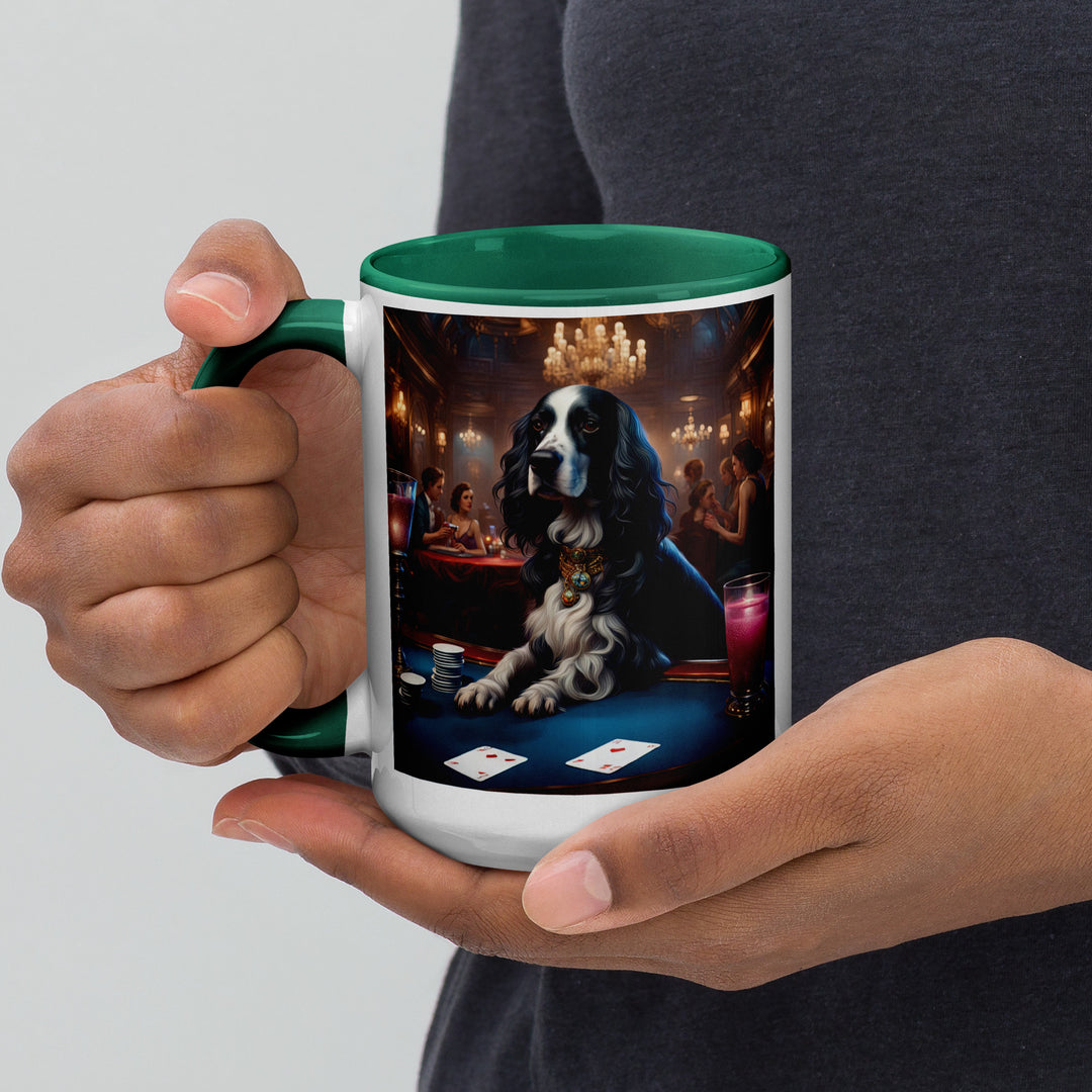 Sprocker Spaniel General- Mug with Color Inside v9