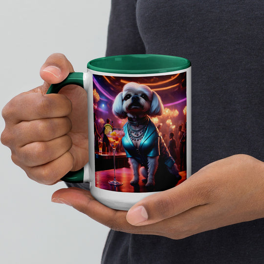 Pugapoo General- Mug with Color Inside v2