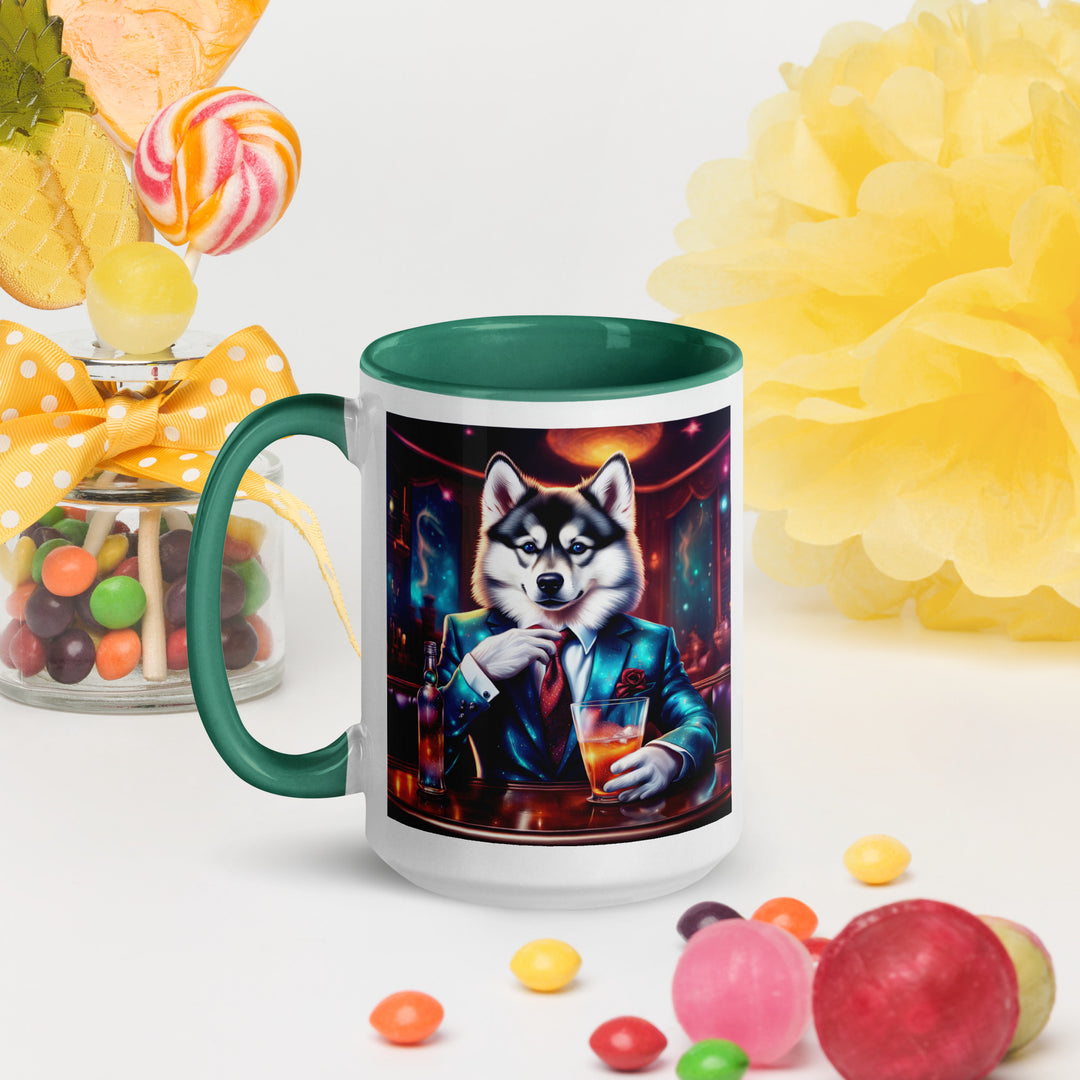 Pomsky General- Mug with Color Inside