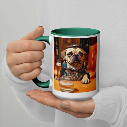 Puggle General- Mug with Color Inside v2