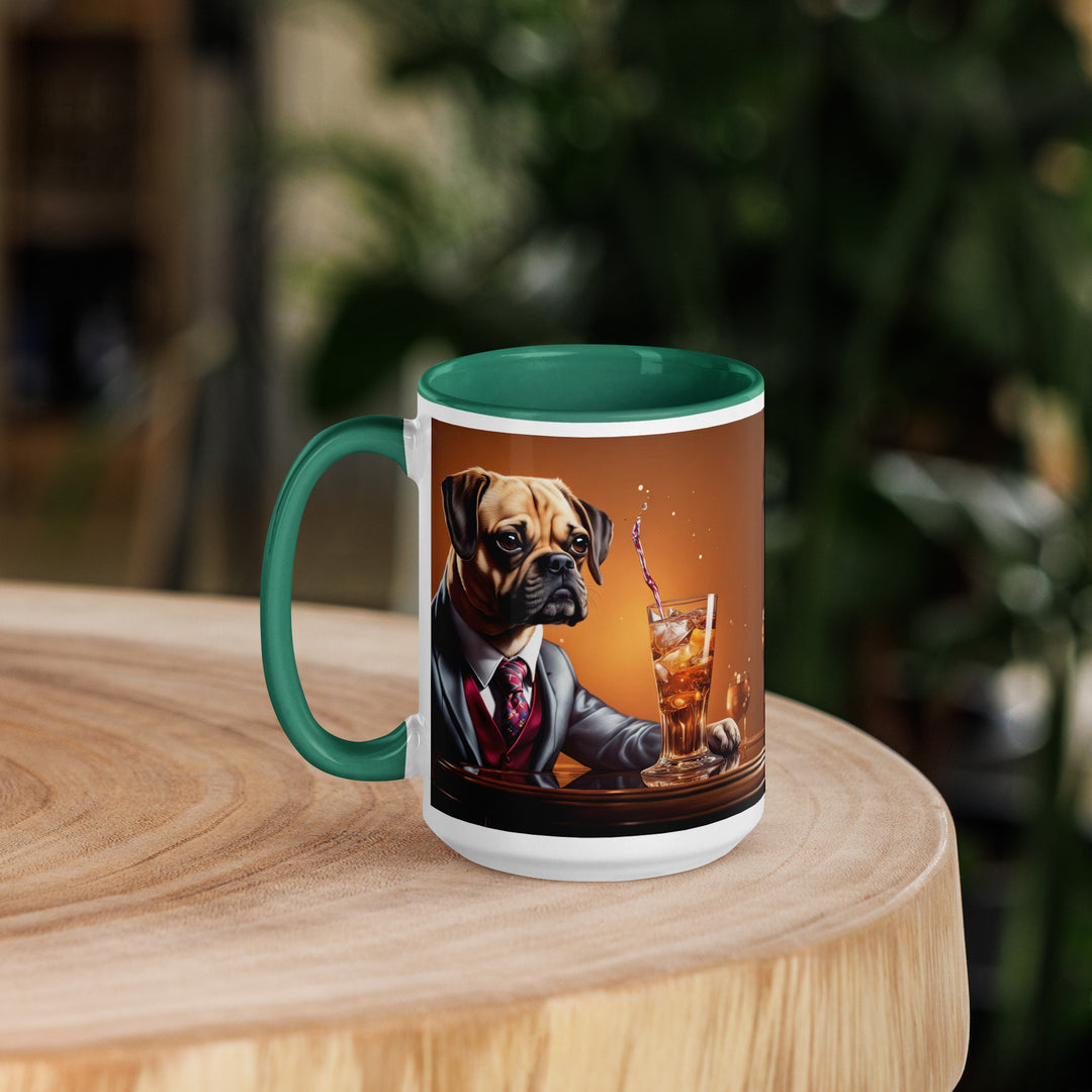 Puggle General- Mug with Color Inside v3