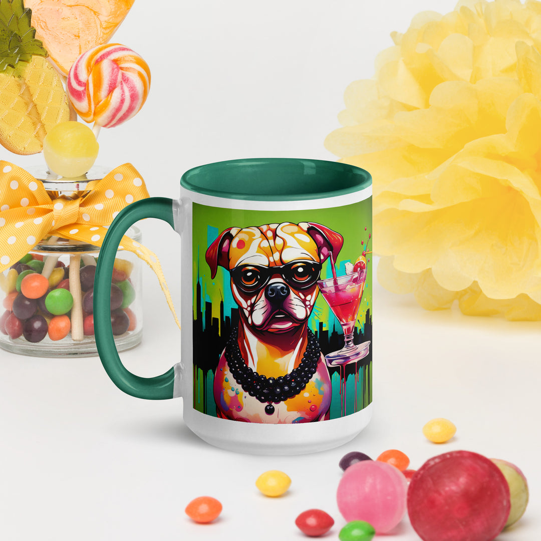 Puggle General- Mug with Color Inside v4