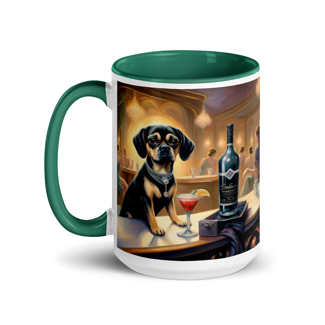 Puggle General- Mug with Color Inside v5