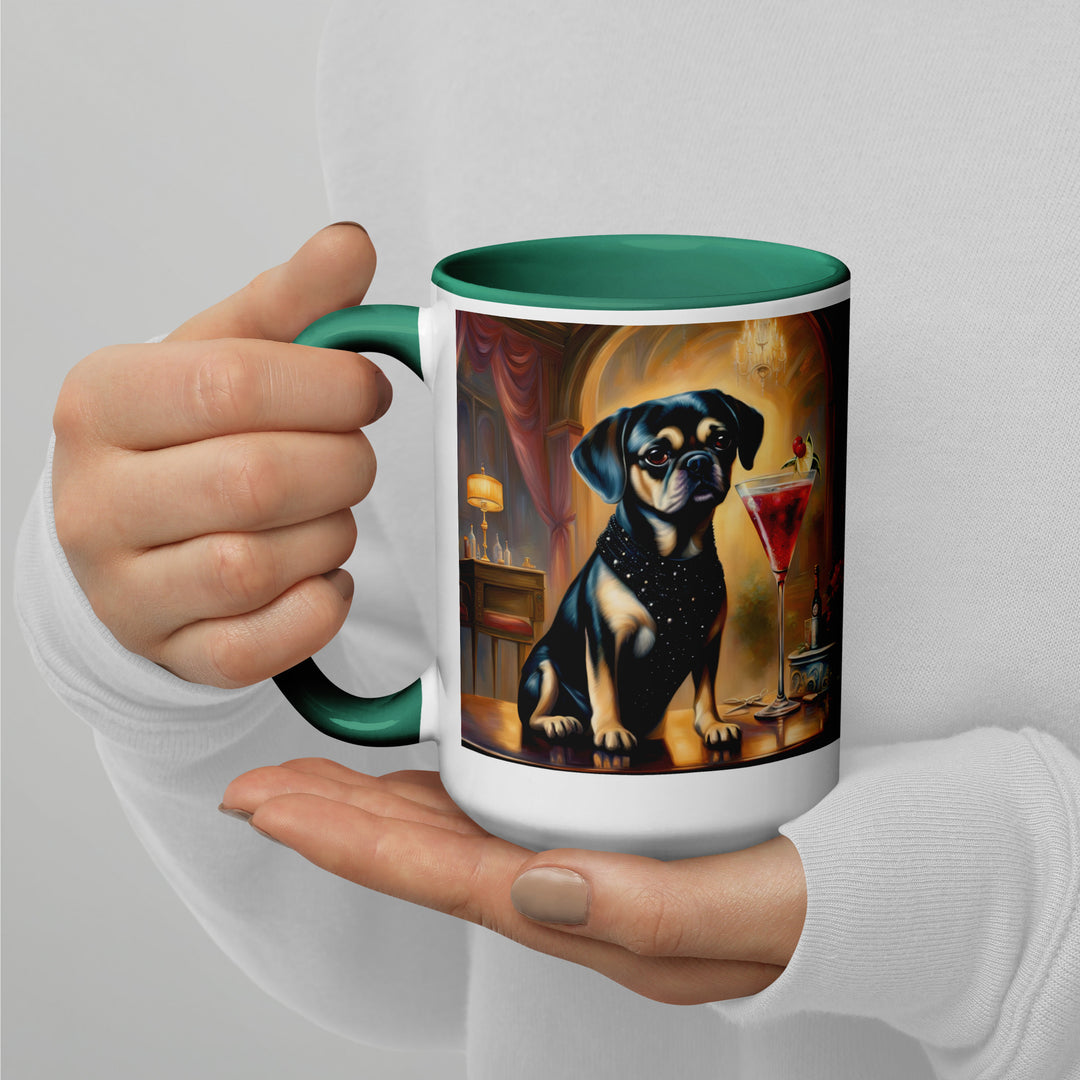 Puggle General- Mug with Color Inside v6